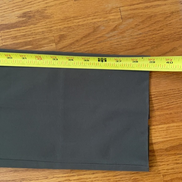 INC Army Green Straight Leg Ankle Pants Size 8 - Picture 10 of 10